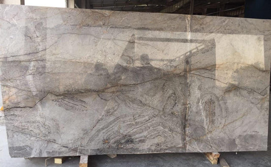 Grey Silver Marble