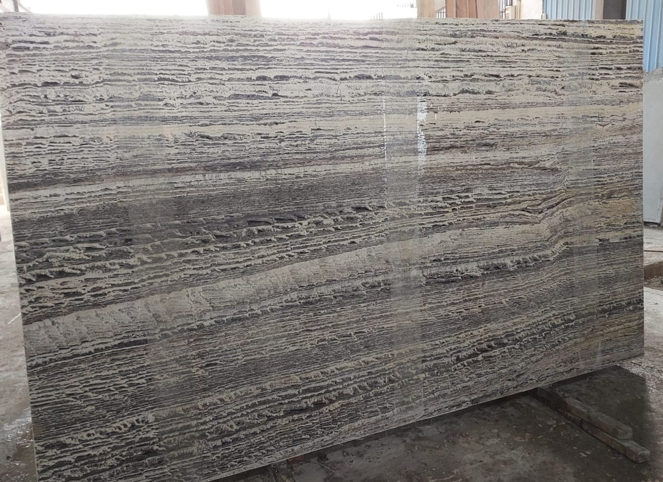 Titanium Grey Travertine