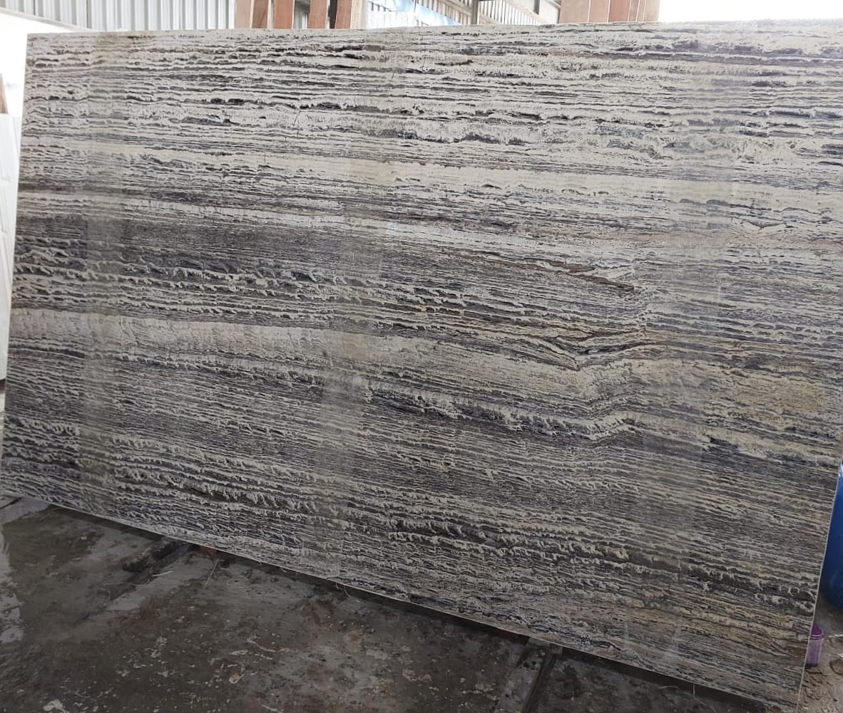 Titanium Grey Travertine