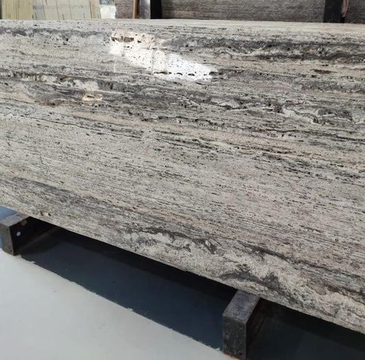 Titanium Grey Travertine