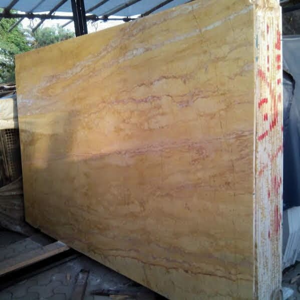 Coloured marble
