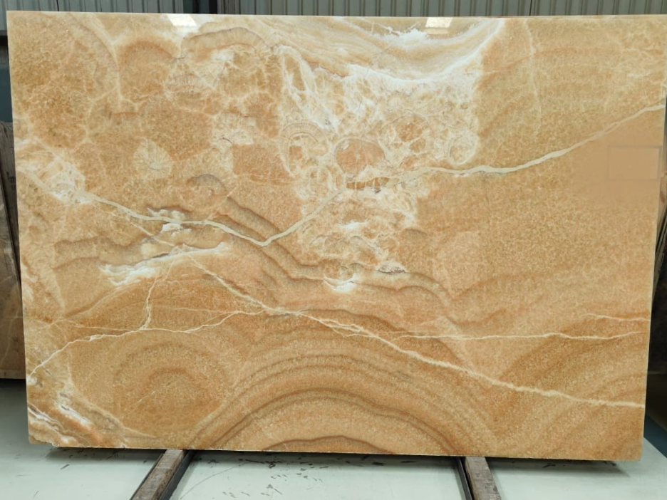 Golden Onyx Marble Slab