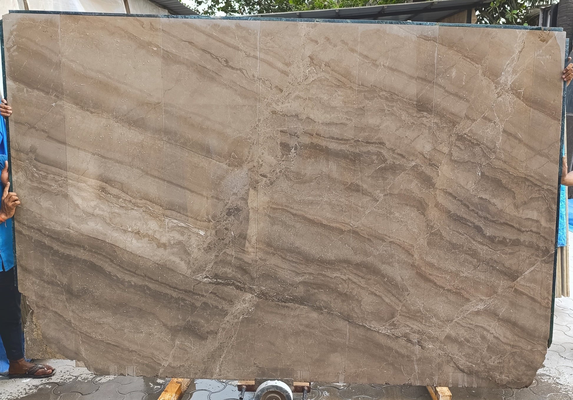 Cross Cut Armani Brown Marble – Rynestone